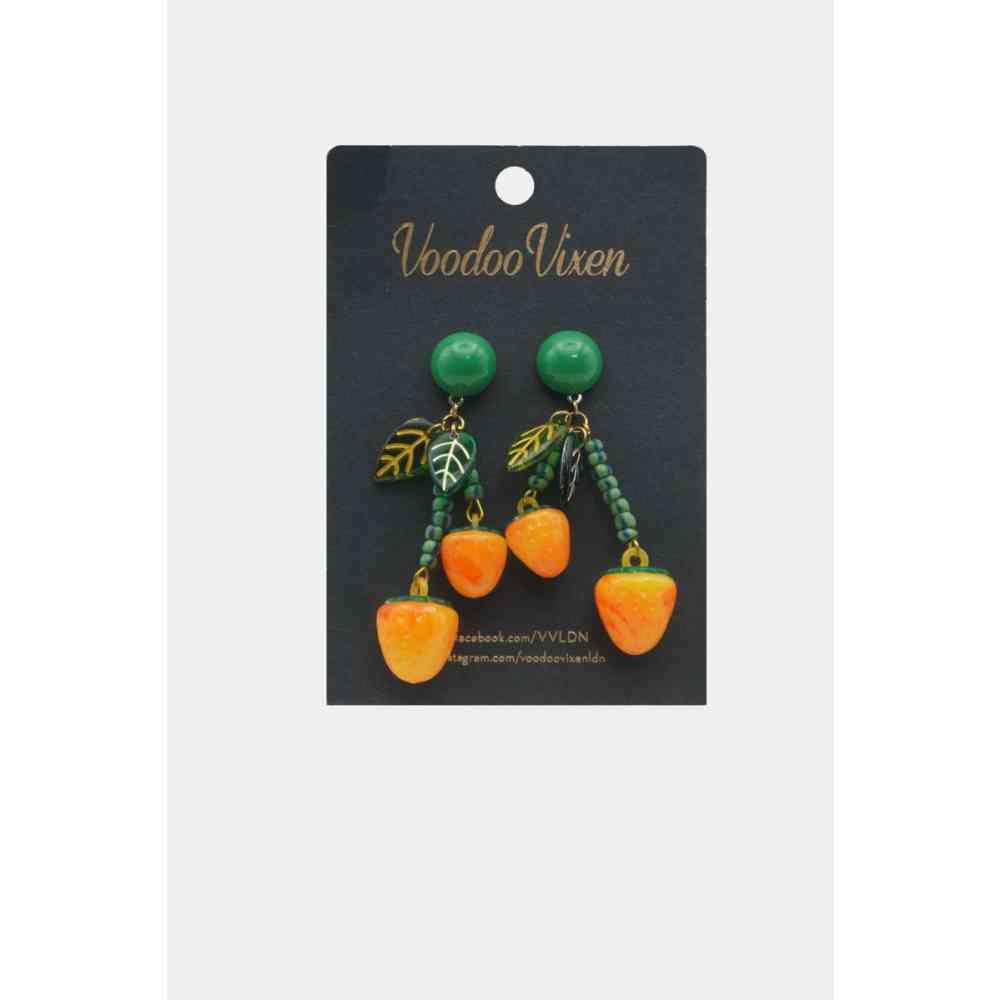 Voodoo Vixen - Hanging Fruits Des boucles d'oreilles - Multicolore